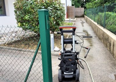 Lavage haute pression parking - cour - Entretien immeuble régie - syndic ACNET entreprise de nettoyage Meyzieu - Pusignan Prestation rhone, ain, isère en rhone-alpes